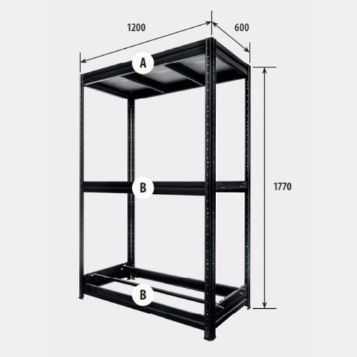 Polica za GUME 177x120x60cm