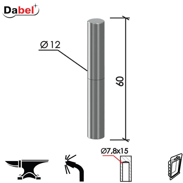 Šarka bravarska za vrata SP3 Ne