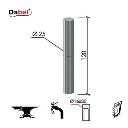 Šarka bravarska za vrata SP3 Ne