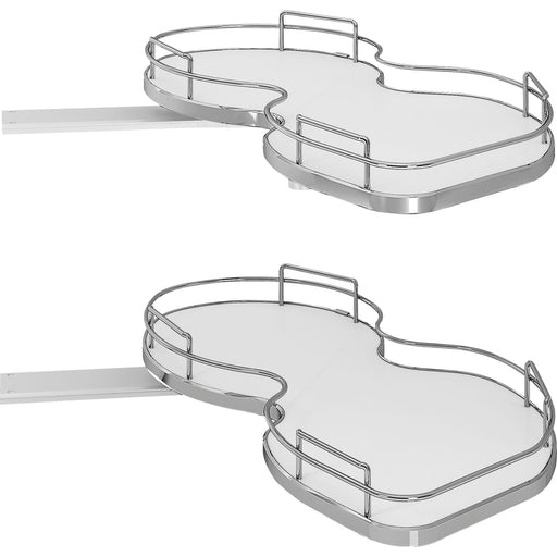 Nuvola okretni okov za ugaoni elemenat sa 2 police