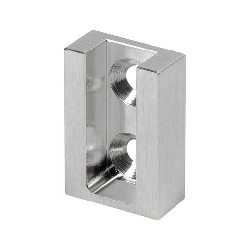 Nano nosač garderobne cevi, završni deo-zidna montaža