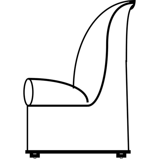 Točkić za nameštaj 2, ø 38,5 mm, dubina 71 mm, plastika, bela