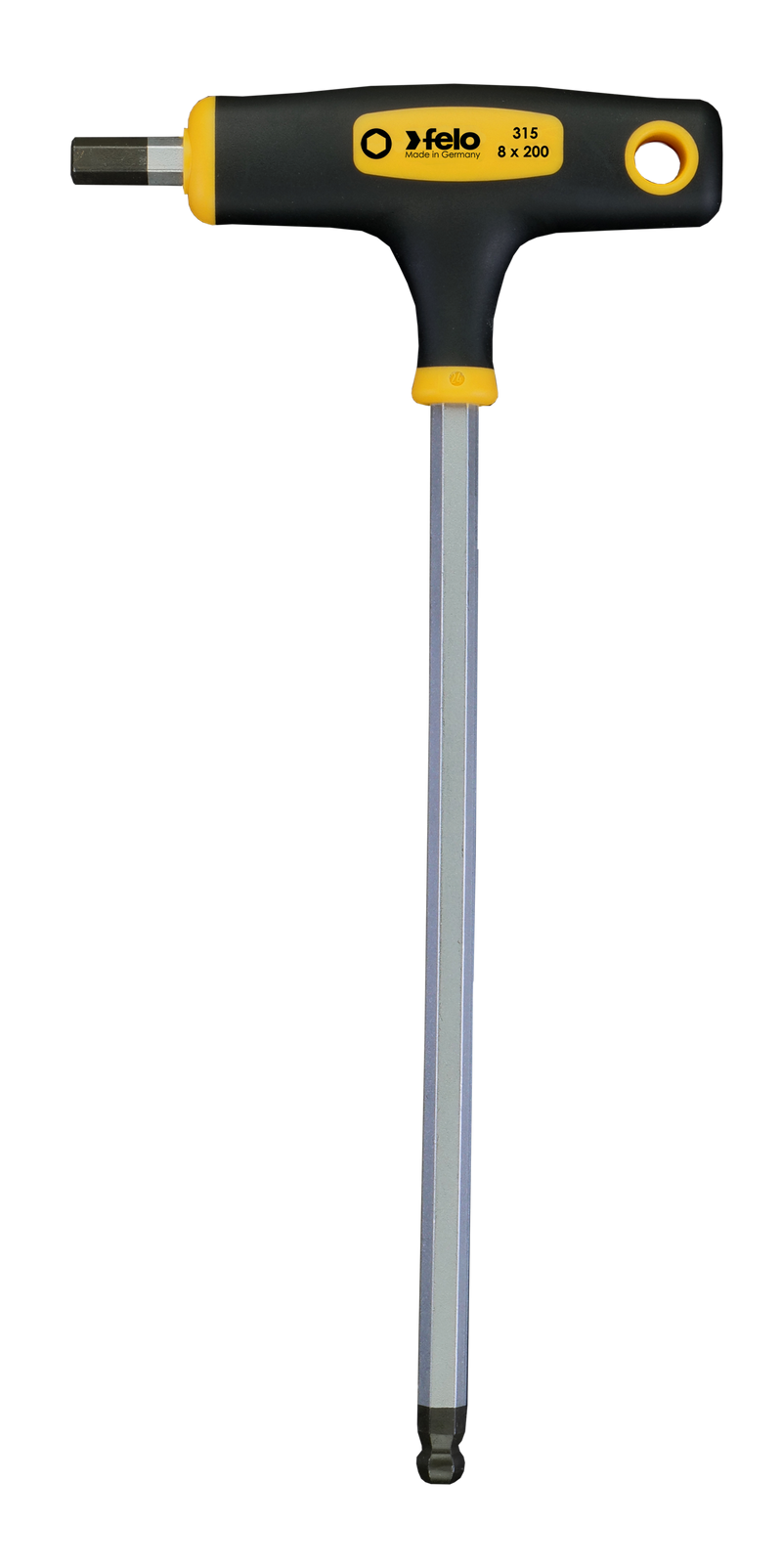 Felo dupla T-ručka HEX šrafciger sa kuglastom glavom — 8 mm × 200 mm