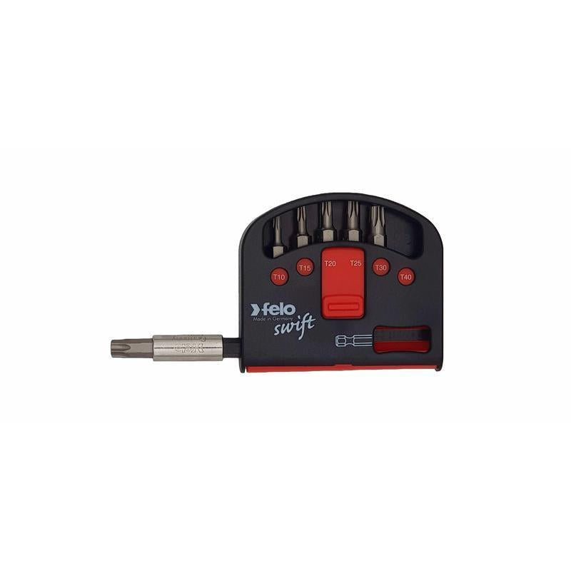 Set bitova Felo Industrial Swift sa držačem TORX 02060316 7 kom
