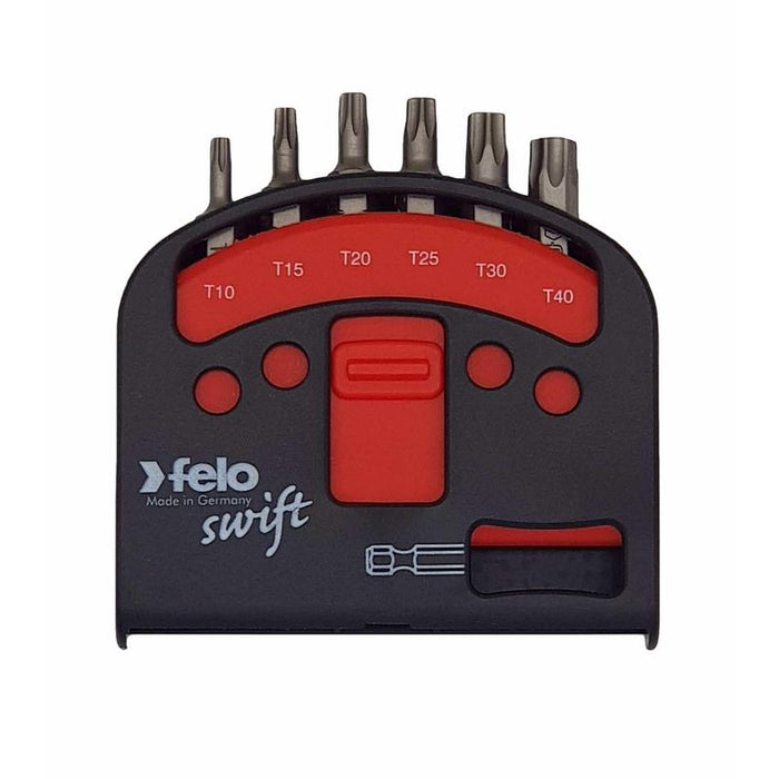 Set bitova Felo Industrial Swift sa držačem TORX 02060316 7 kom