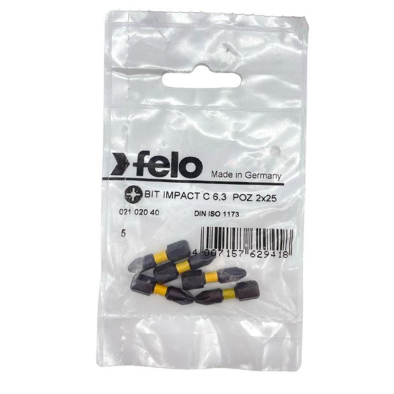 Udarni bit Felo Impact Pozidriv PZ2 x 25 02102040