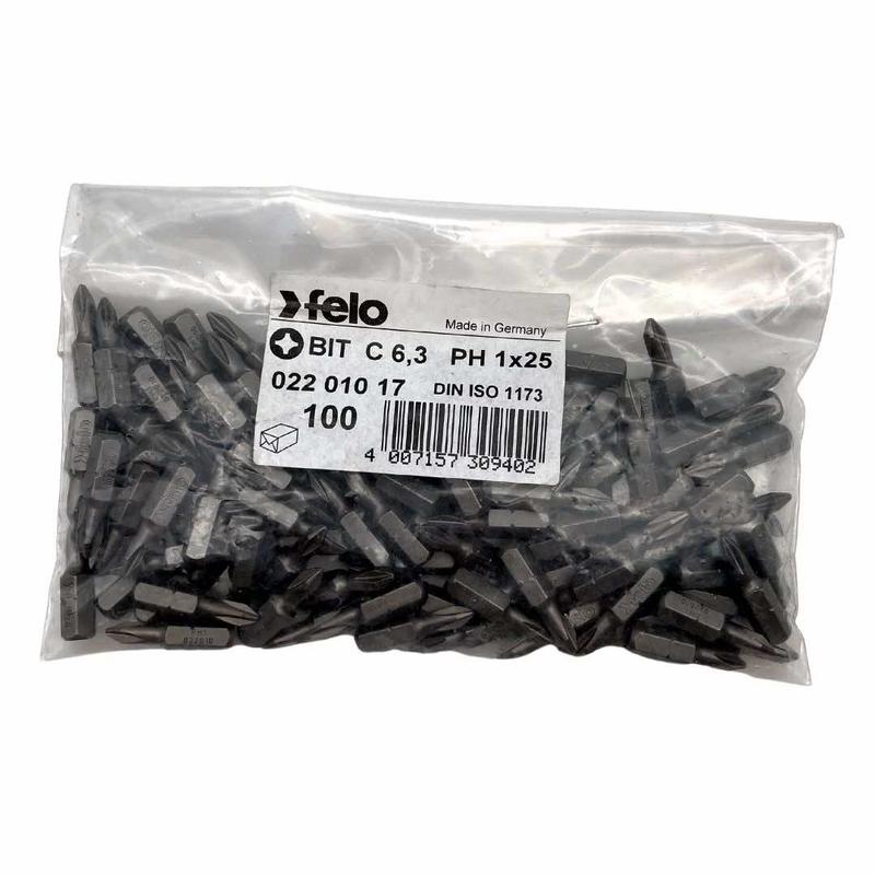 Felo Industrial 02201017 — bit Phillips PH1 x 25, 100 kom