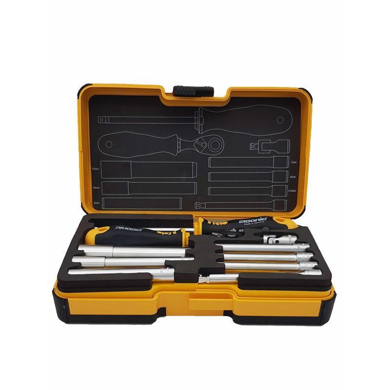 Felo Set alata M-Tec sa čegrtaljkom XL-Strongbox R-GO — 10 kom, 05781006