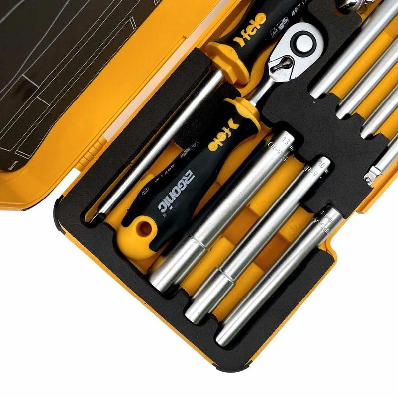 Felo Set alata M-Tec sa čegrtaljkom XL-Strongbox R-GO — 10 kom, 05781006