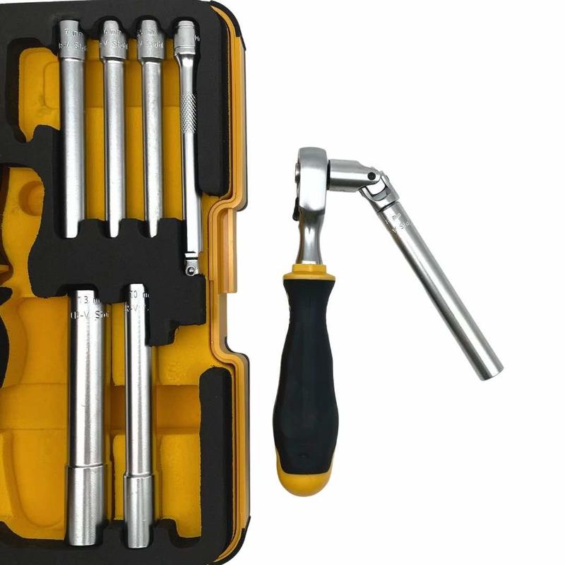 Felo Set alata M-Tec sa čegrtaljkom XL-Strongbox R-GO — 10 kom, 05781006
