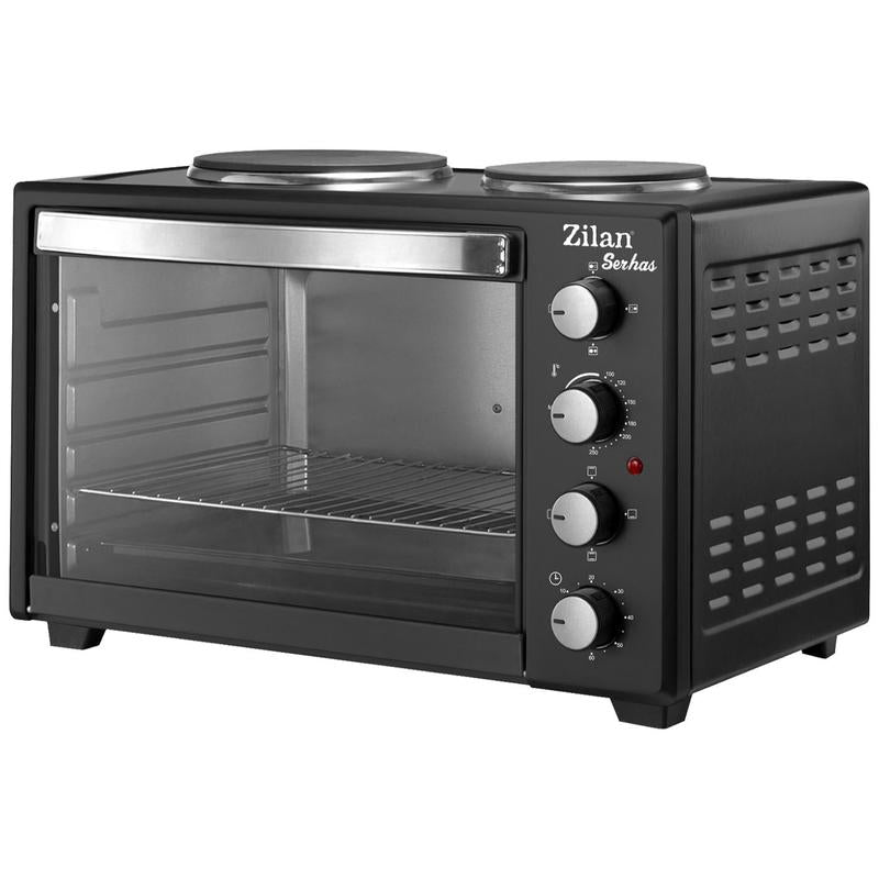 Zilan Mini pećnica, 2 ploče, 45 l, 3200 W, crna - ZLN2935