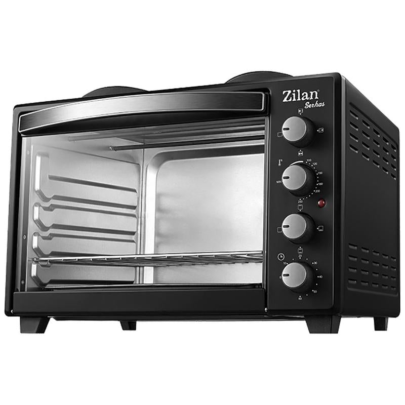 Zilan Mini pećnica, 2 ploče, 45 l, 3200 W, crna - ZLN2935