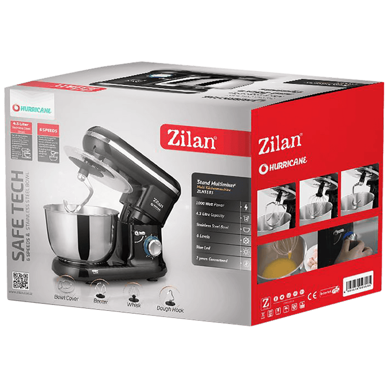Zilan Mikser sa posudom, 6 brzina+pulse, 4.5 lit., 1000 W - ZLN3185