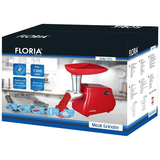 Floria Mašina za mlevenje mesa, snaga 1300 W, crna - ZLN2386/BK