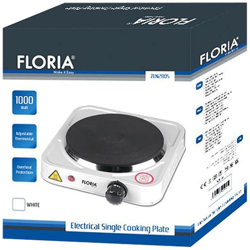 Floria Električni rešo, 1 ploča, 1000 W - ZLN2806 - ZLN2806 (ZLN2805/BK)