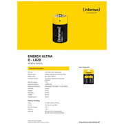 (Intenso) Baterija alkalna, LR20 / D, 1,5 V, blister 2 kom