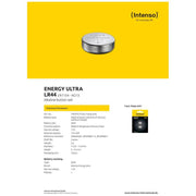 (Intenso) Baterija alkalna LR44/2, 1,5 V dugmasta, blister 2 kom