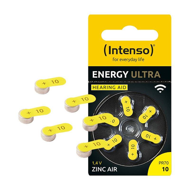 (Intenso) Baterija za slušni aparat, A10/PR70, 1.45 V, pakovanje 6 kom