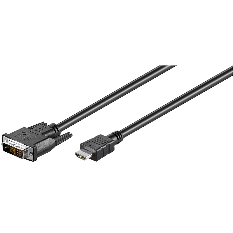ZED electronic HDMI na DVI kabl, 1.5 met, ver. 1.4 - HDMI-DV/1,5