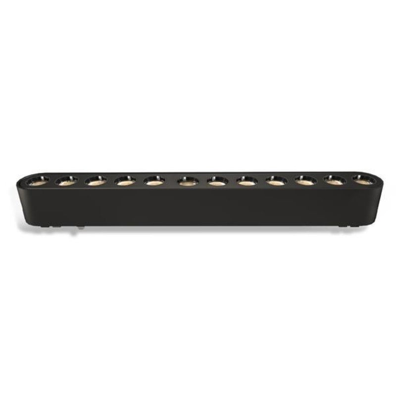 Magnetna šinska LED svetiljka 12W 36° 3CCT ultra slim — crna