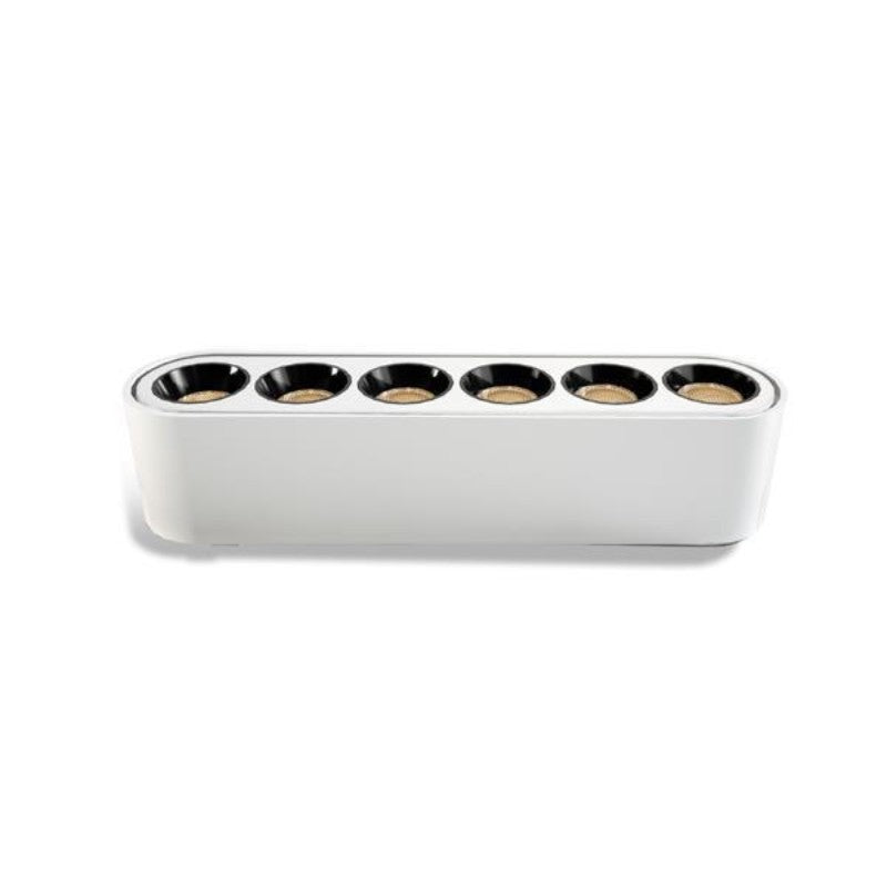 Magnetna šinska LED svetiljka 6W 36° 3CCT ultra slim — bela
