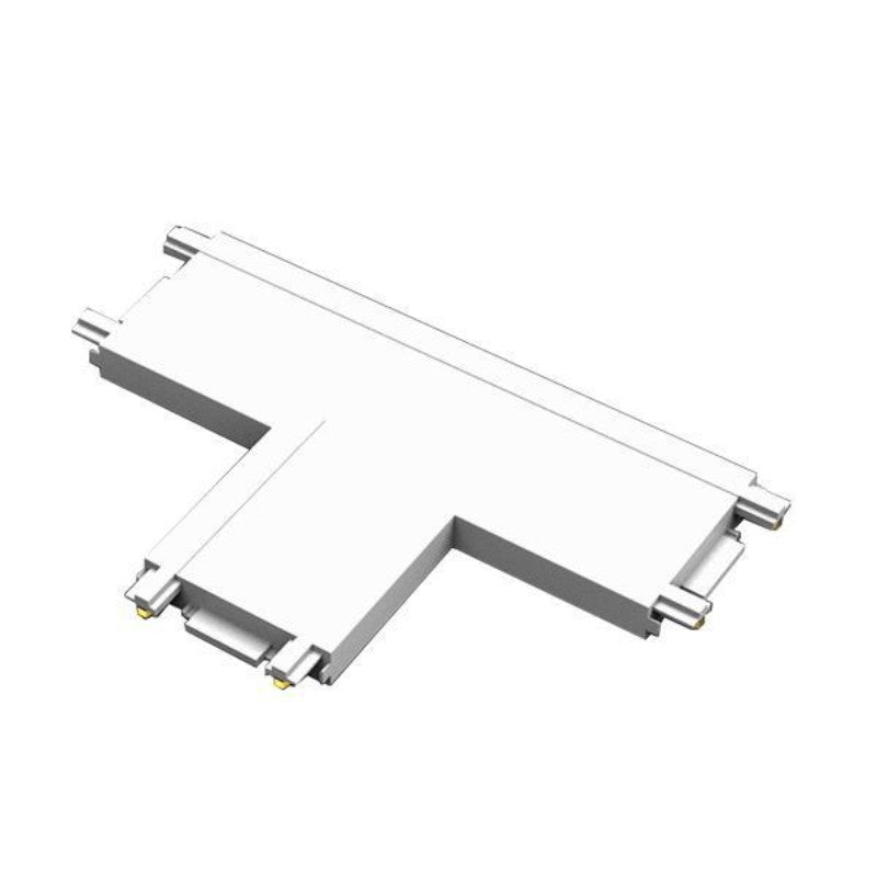 T konektor za ultra slim magnetne šine — bela