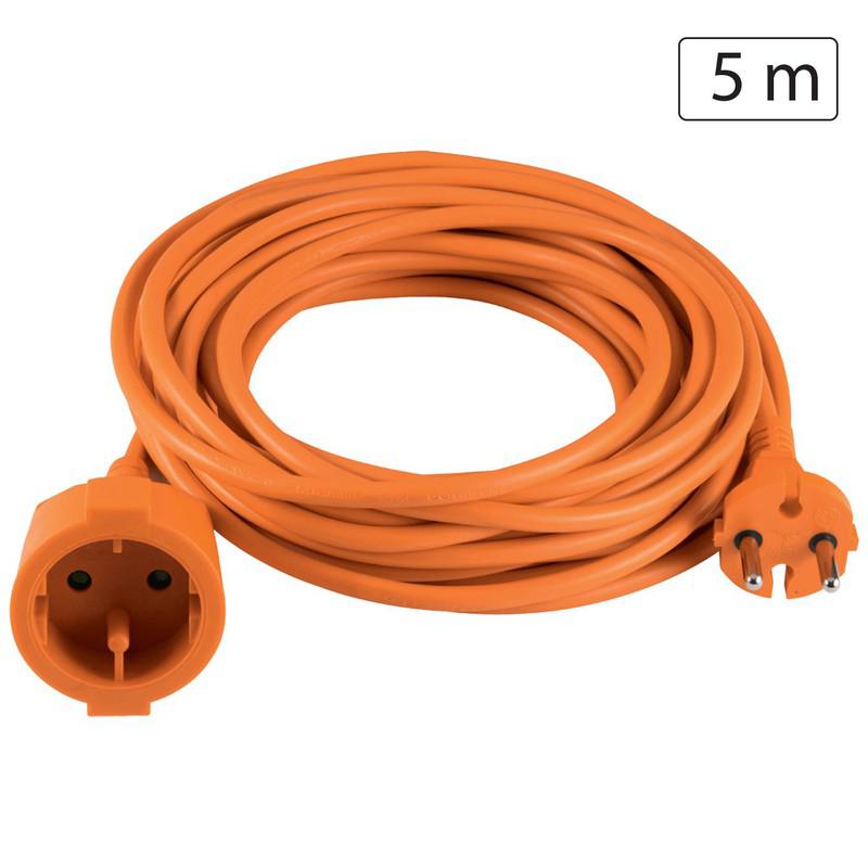 Home Produžni strujni kabl 1 utičnica, 5m, H05VV-F 3G 1,5mm2 - NV 2-5/OR/1.5
