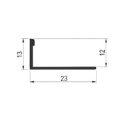 KG Al ger ravni H=12mm