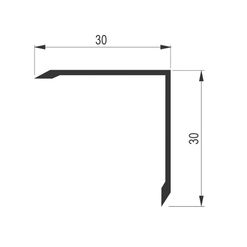 AL profil LZZ 3530/30x30/2,7m