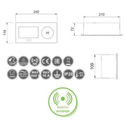OU utičnica AVAROPLUS bela USB WIFI