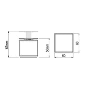 ON D Noga 60x60 CF AL