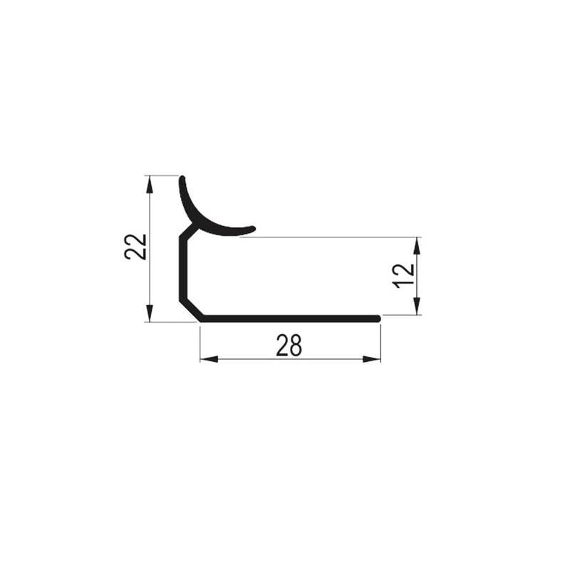 KG Al unutrašnji ugao H= 12mm
