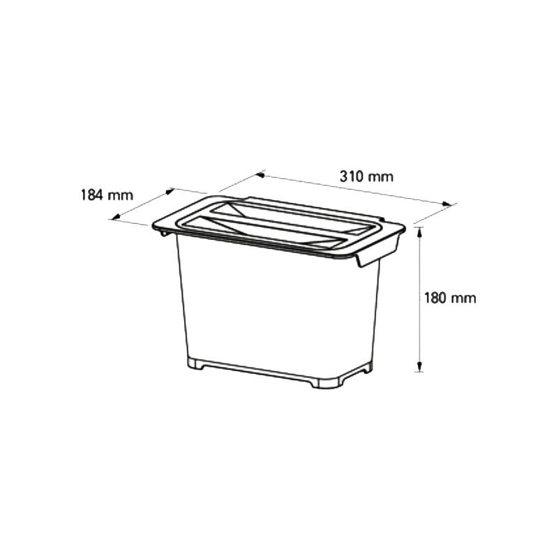 OG kanta za otpad multi bela 6L BL