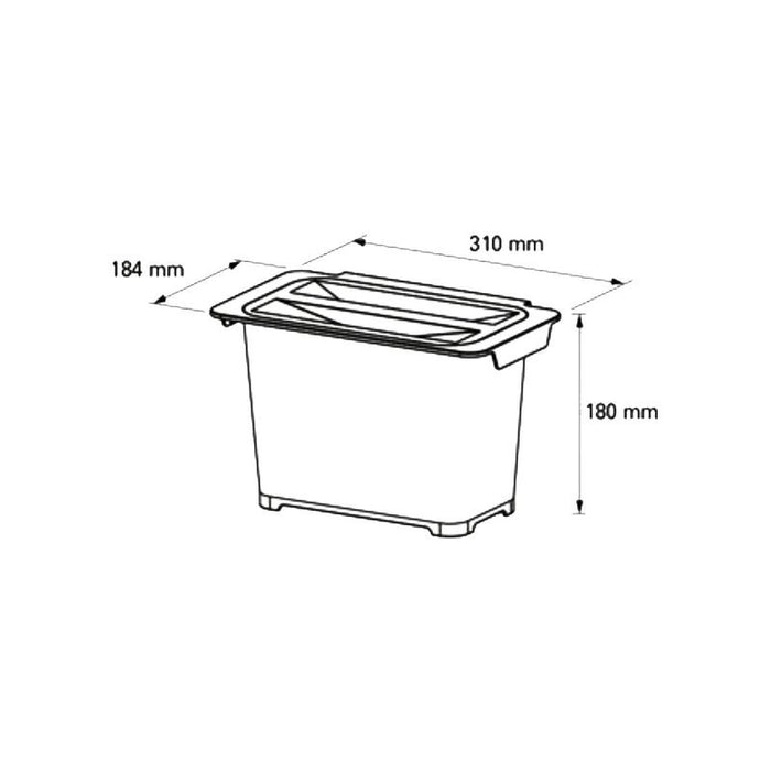 OG kanta za otpad multi bela 6L BL