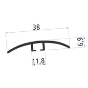 LIN YP-38 PVC Prelazni T Profili