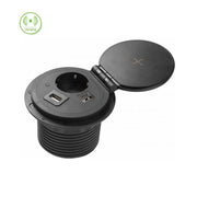 OU utičnica CHARGER PLUS crna GTV