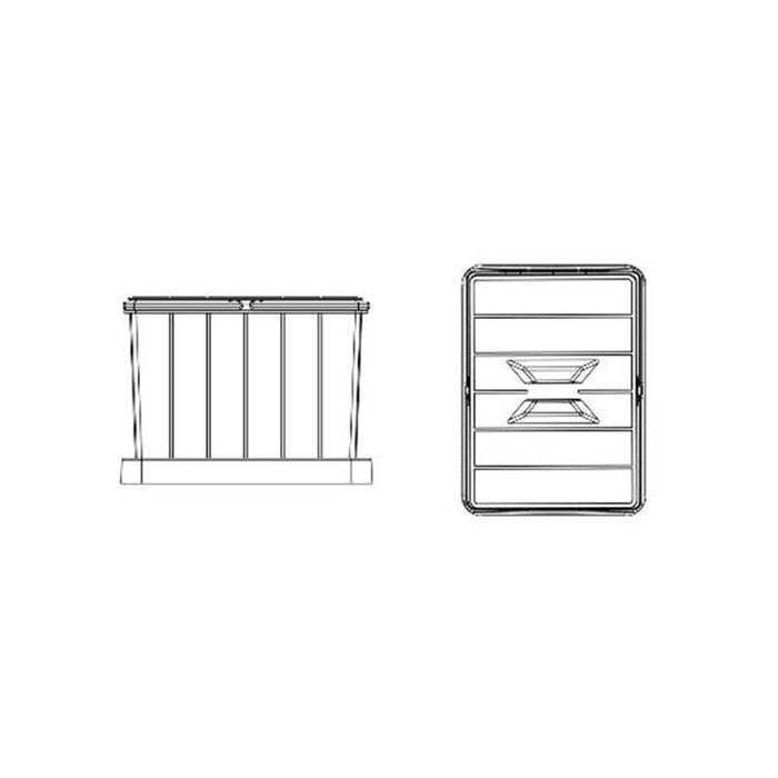 OG korpa za smeće 16L antracit BL