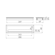OR rozetna 80x280 GTV