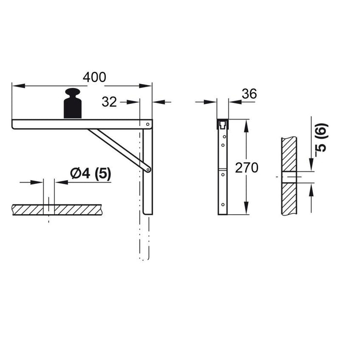 ONP K konzola 150kg HF