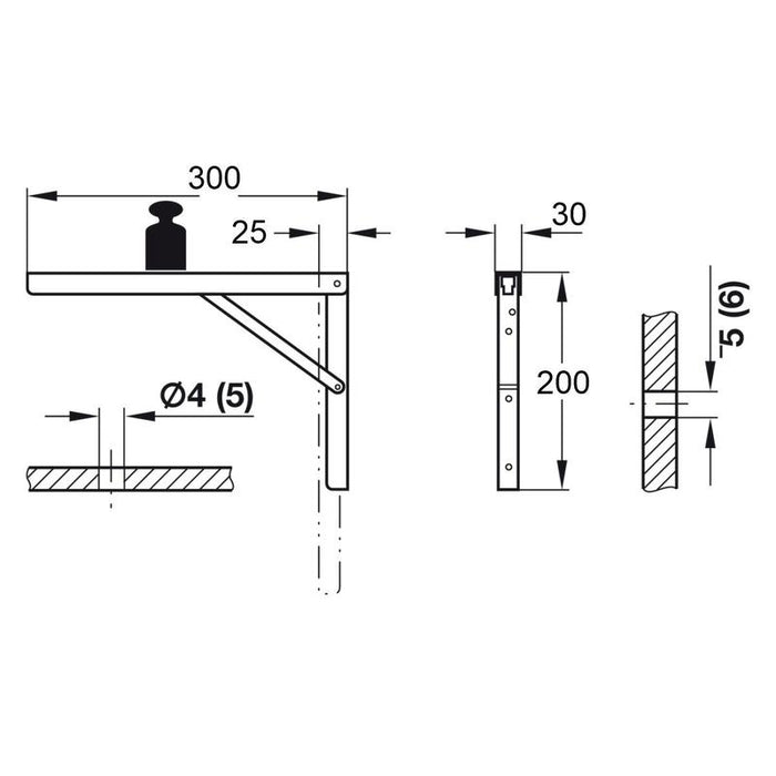 ONP K konzola 150kg HF