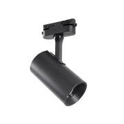 Šinski monofazni reflektor GU10 Ø60×115mm — crna
