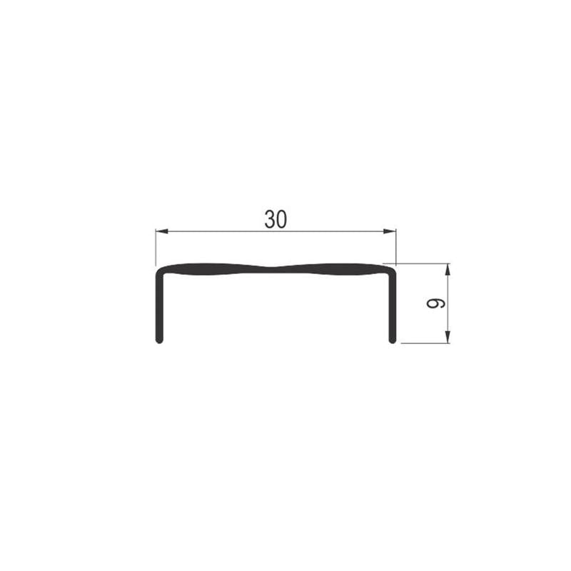 KB INOX bordura S=30mm