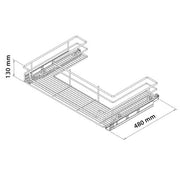 Žic.fiok DAUER sudop.864x874x480x130 sa BLUM Tand.kliz.-K900