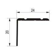 Aluminijumski dekorativni završni „L” profil 2775