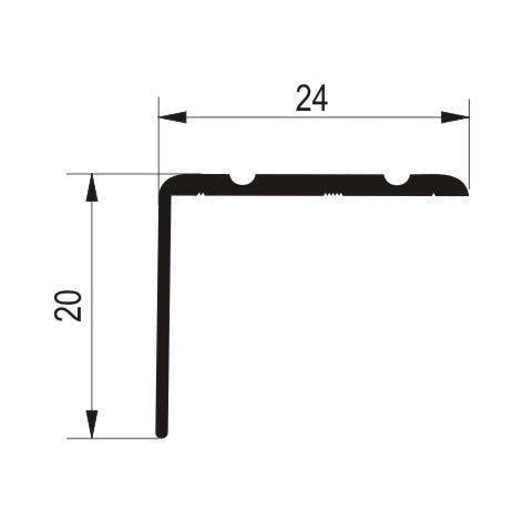 Aluminijumski dekorativni završni „L” profil 2775