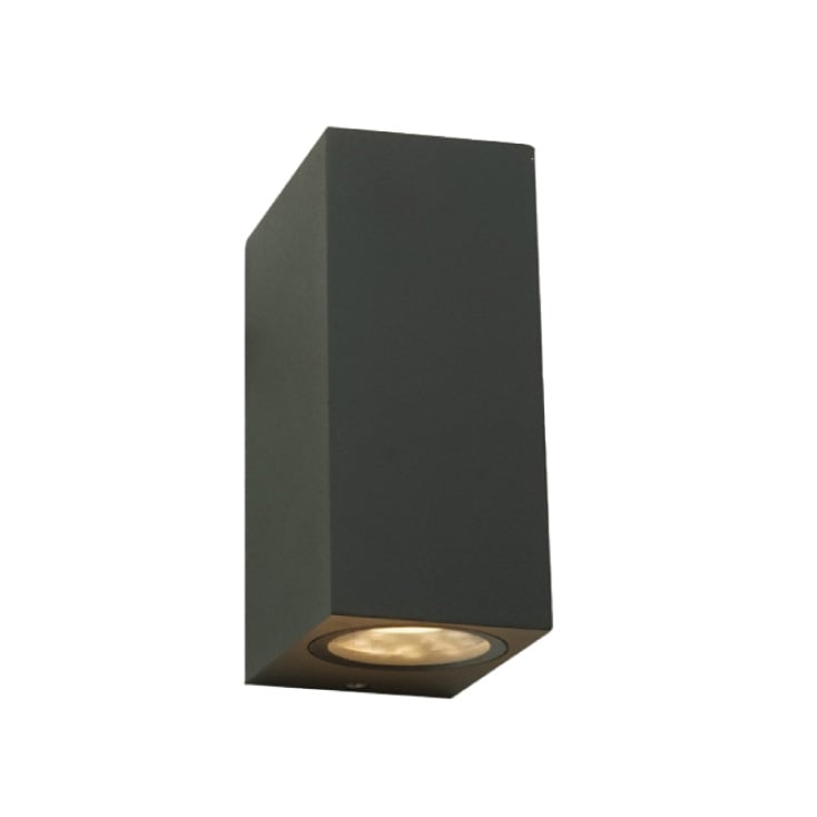 Zidna lampa 2xGU10 IP65 tamno siva