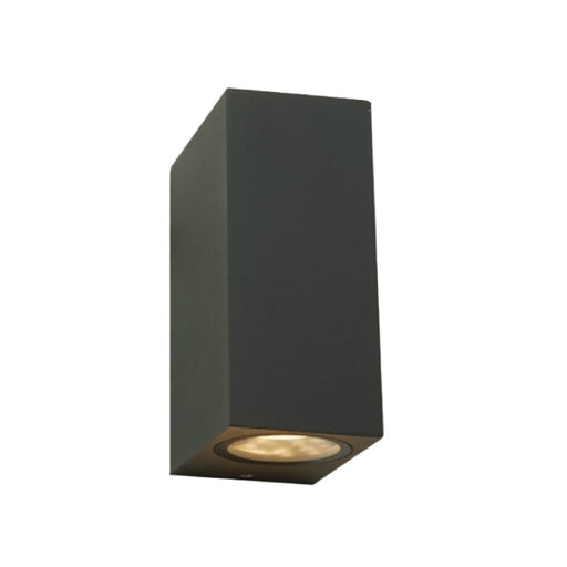 Zidna lampa 2xGU10 IP65 tamno siva