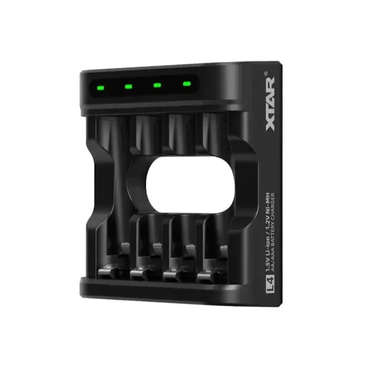 XTAR XTL4 USB punjač za AA/AAA akumulatore — 4 kanala, Li-ion i Ni-MH