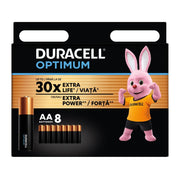 Duracell alkalne baterije AA — 1.5 V, 8 kom