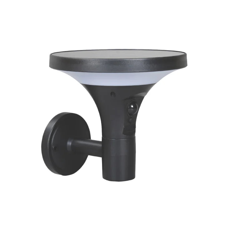 EUROLAMP solarna zidna lampa sa senzorom pokreta — 3.8 W, 500 lm, CCT